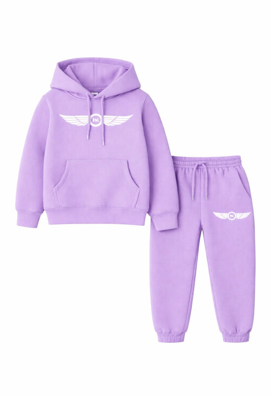 Kids Lilac LHML Sweatsuit Set